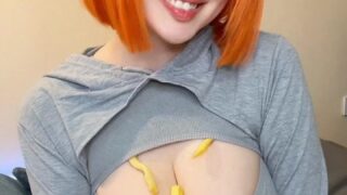 Sensational flirt busty Alina Becker Fansly full vid