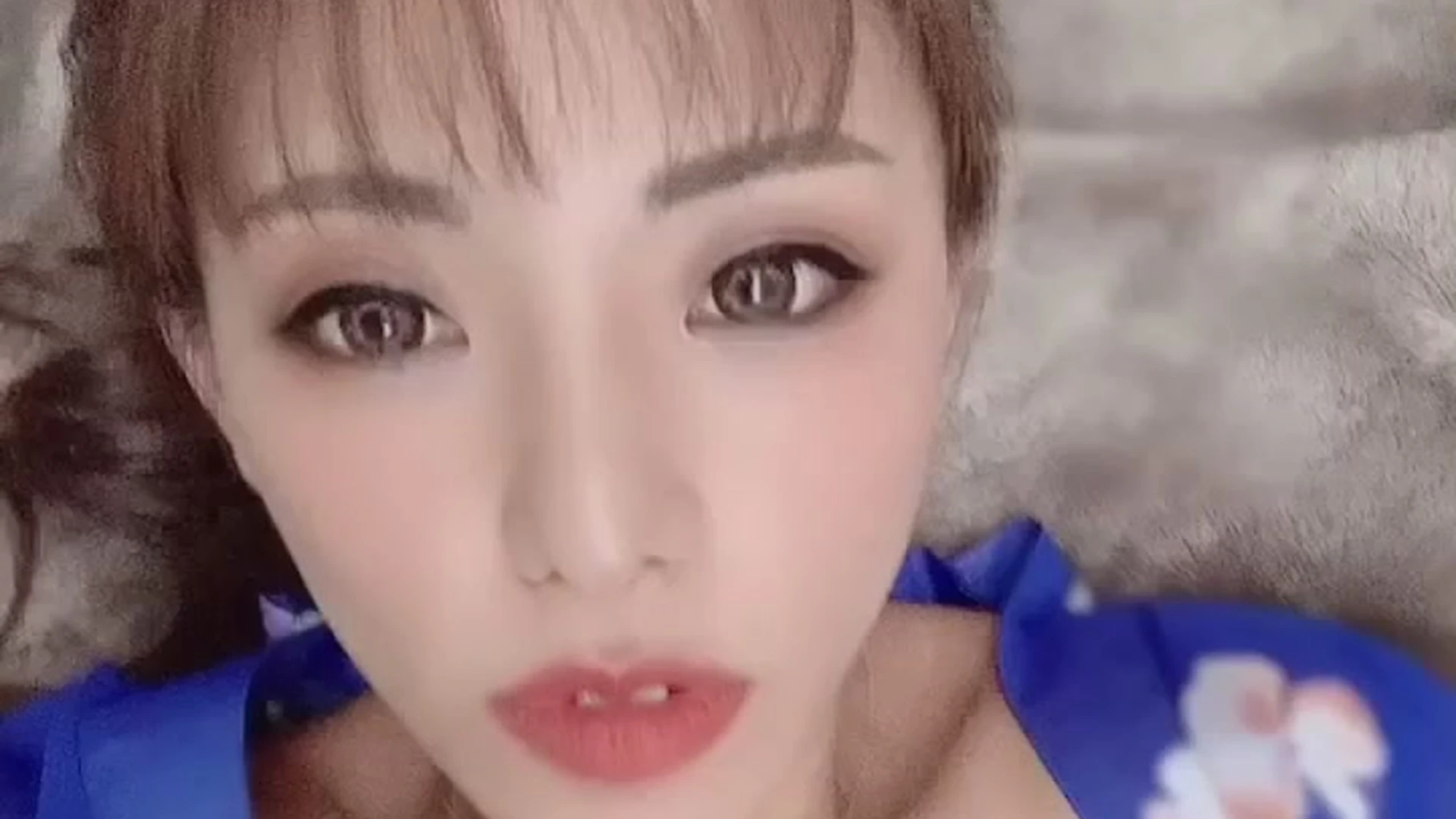 Exposed curvaceous fake tits Yuu Sakura of