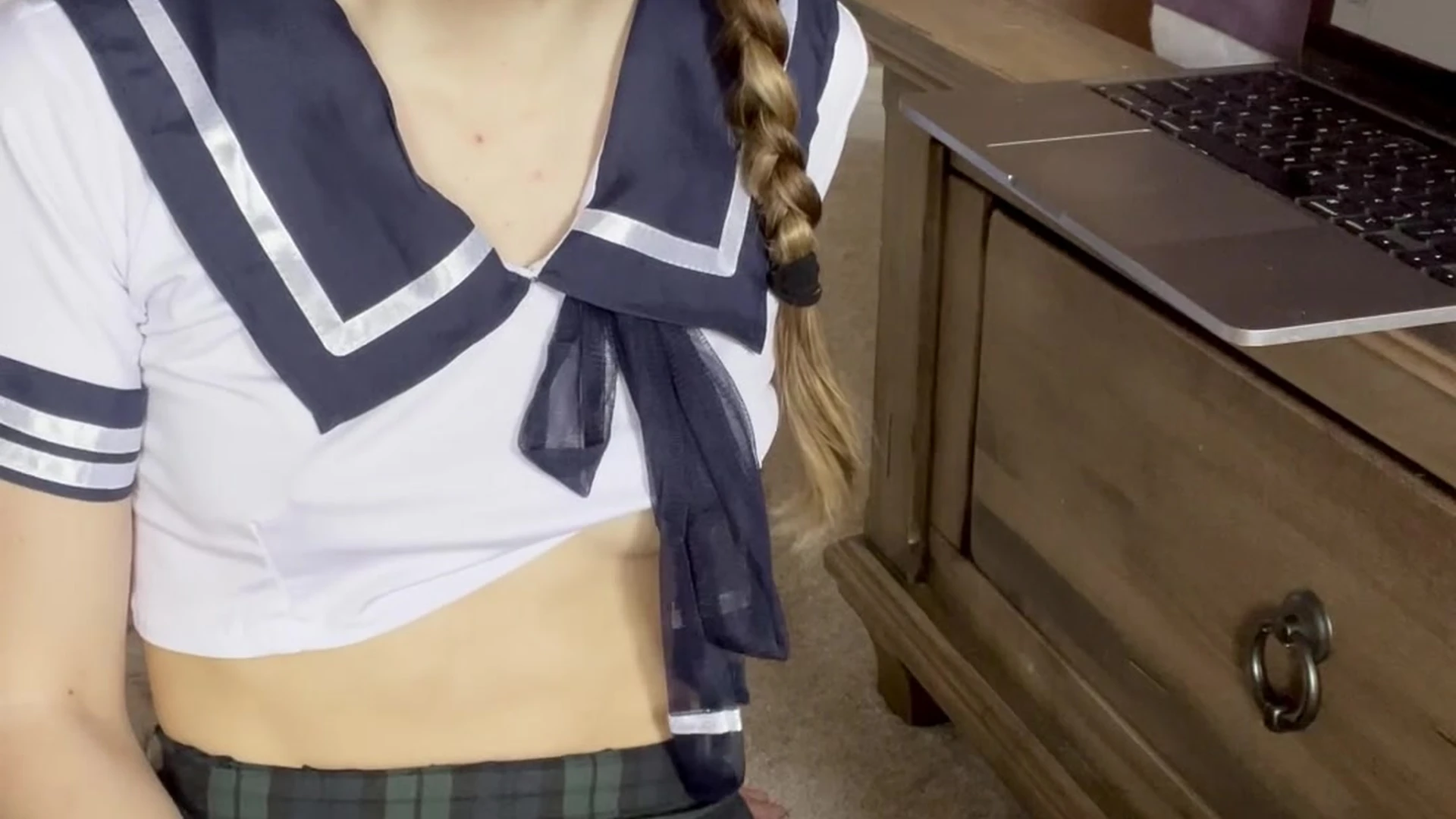 Sensational unlucky slim Bronwin o n l y f a n s video full